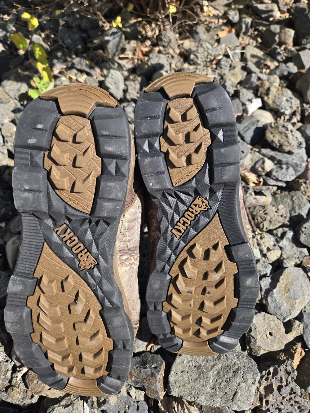 Rocky Men’s Brown Camo Waterproof Hunting Boots